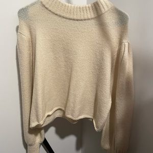 Cream sweater
